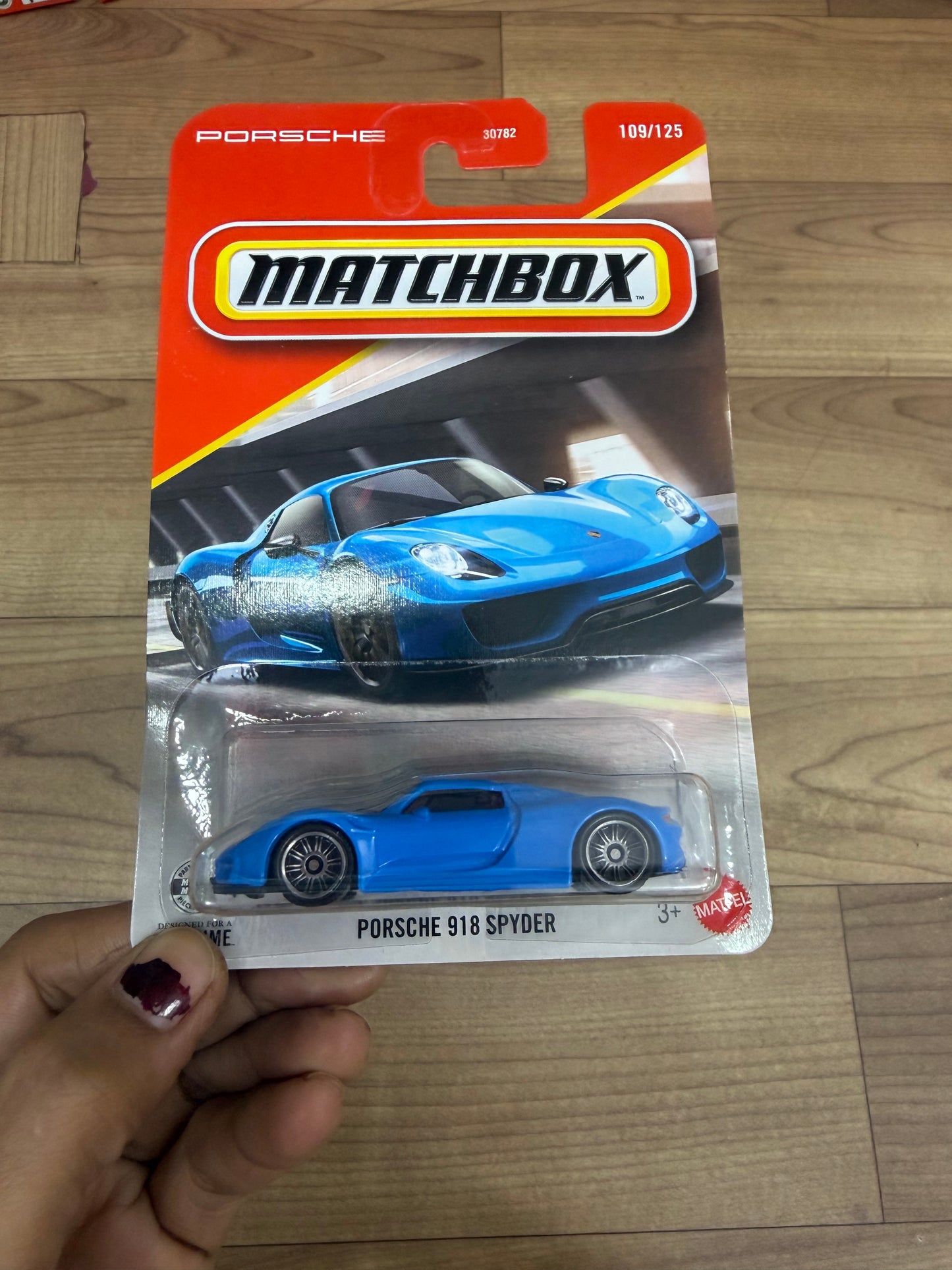 PORSCHE 918 SPYDER- 30782 MATCHBOX SINGLE CAR