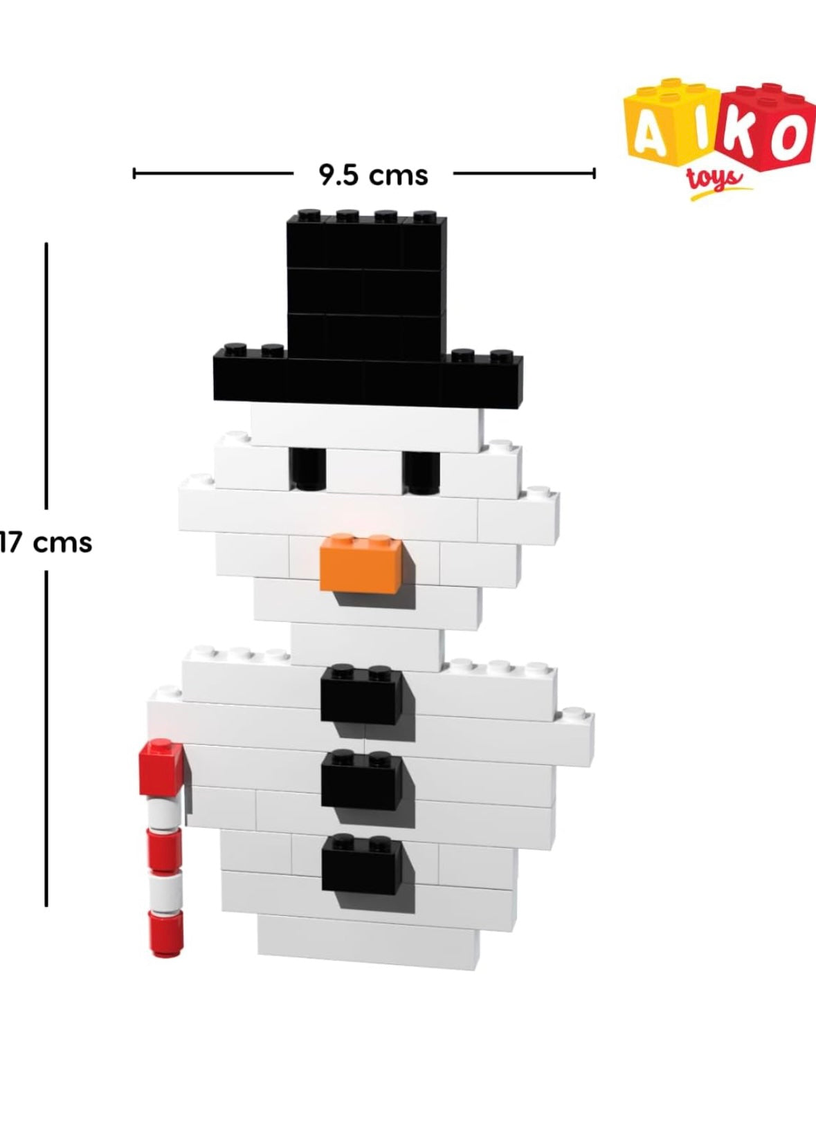 Christmas Building Block Set for Kids | 104 Pcs Creative DIY Holiday Toy | Festive Build Kit with Step-by-Step Idea Book | Compatible with Leading Brands | Ages 4+