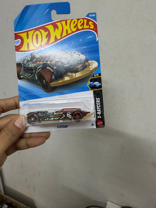 SINGLE HOT WHEELS CAR X- STEAM