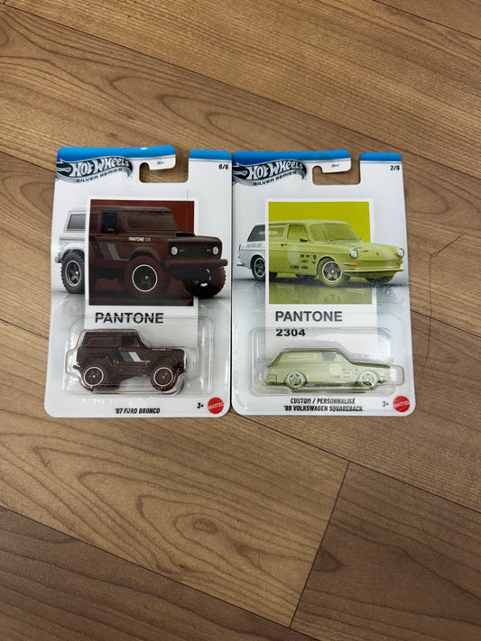 NEW JKY47 (HW  PANTONE AST)- Hot Wheels 2026 Pantone Collection Silver Celebration Series 1:64 Scale