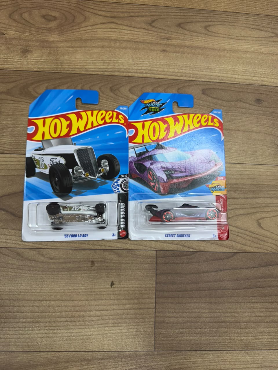 33 FORD LO BOY AND STREET SHRIEKER- PURPLE: SINGLE HOT WHEELS CARS