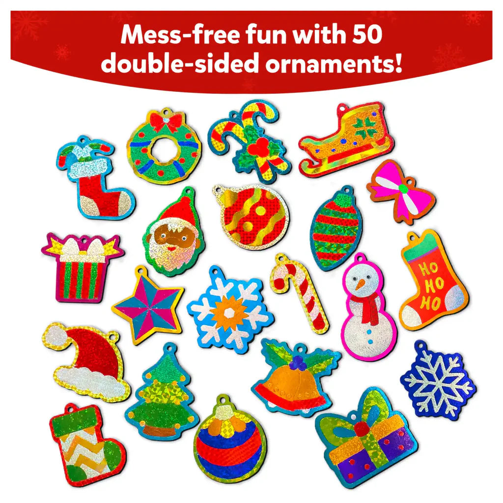 Foil Fun: Christmas Ornaments | No Mess Art Kit (ages 4+)
