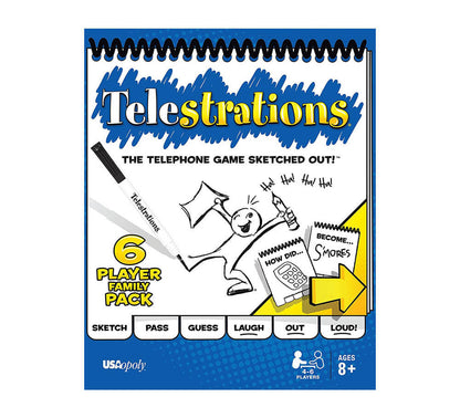 Funskool Telestrations | Party Games | Suitable for 8+Years