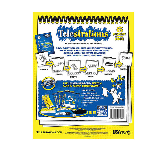 Funskool Telestrations | Party Games | Suitable for 8+Years