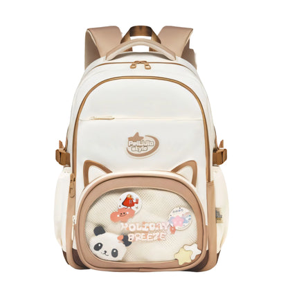 Panda- Cat Ear Kids School Bag | Lightweight Backpack