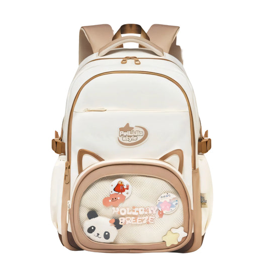 Panda- Cat Ear Kids School Bag | Lightweight Backpack