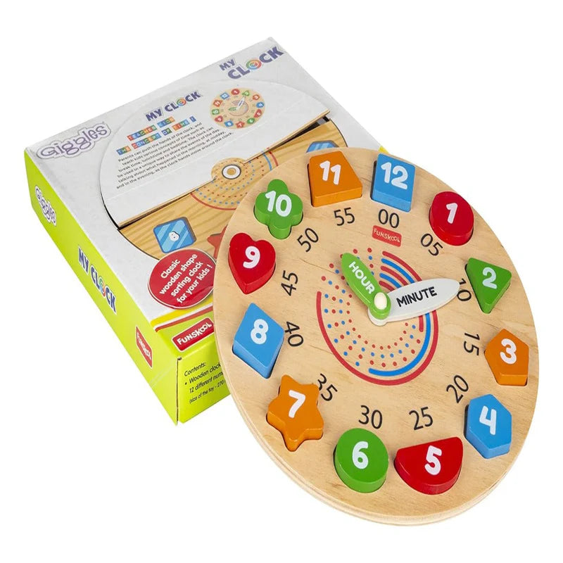 Funskool Giggles My Clock- Wooden