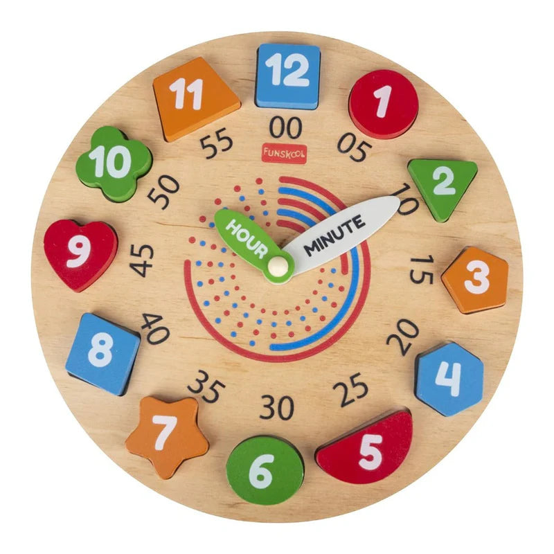 Funskool Giggles My Clock- Wooden