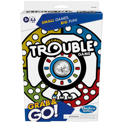Hasbro Trouble Grab and Go Game