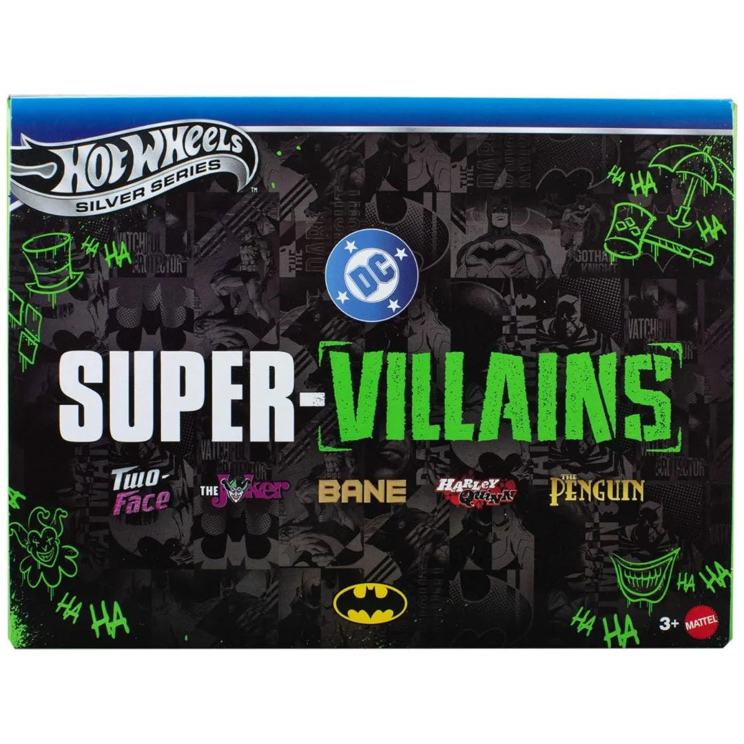 Hot Wheels: Silver Series Batman Super Villains 5 Pack