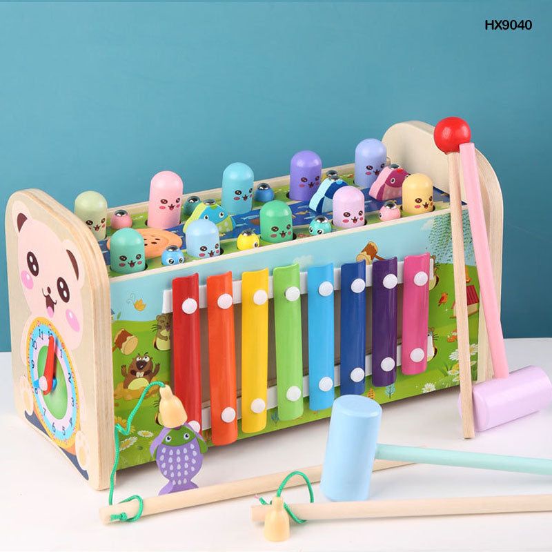 Xylophone Wooden Hammer Toy Set In Wooden Hammer Toy Set – Etrending