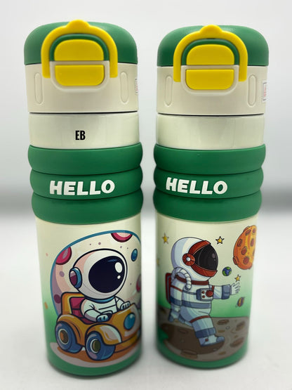New character Twin Cup steel insulated bottles