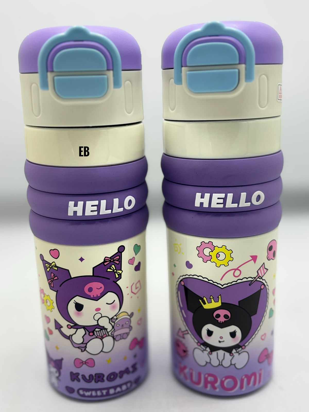 New character Twin Cup steel insulated bottles