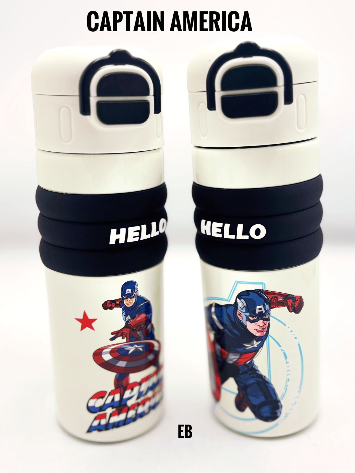 New character Twin Cup steel insulated bottles