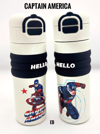 New character Twin Cup steel insulated bottles