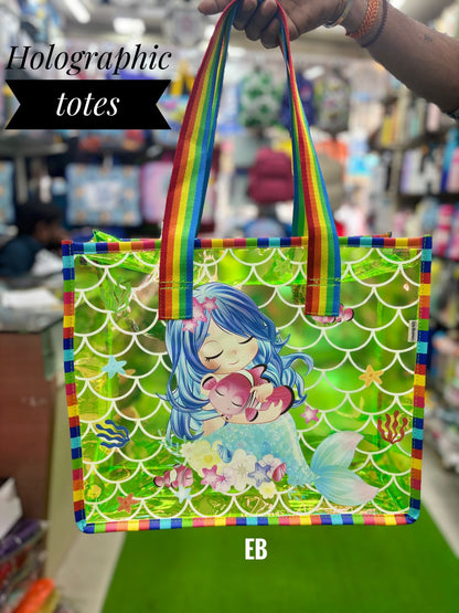 New Holographic Tote Bags