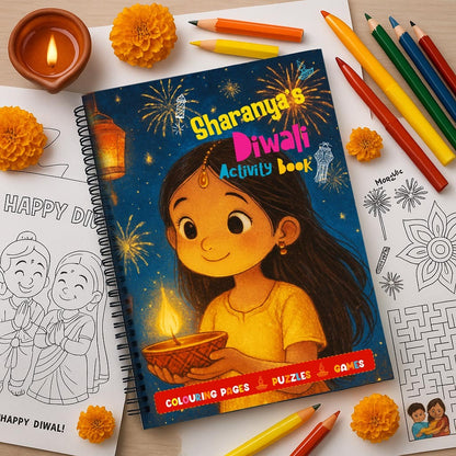 Personalised Diwali Special Kids Activity Book