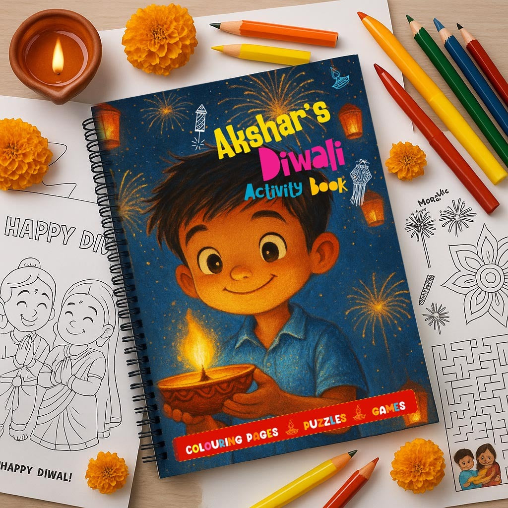 Personalised Diwali Special Kids Activity Book