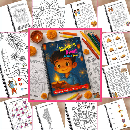 Personalised Diwali Special Kids Activity Book