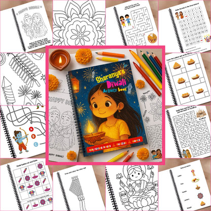 Personalised Diwali Special Kids Activity Book