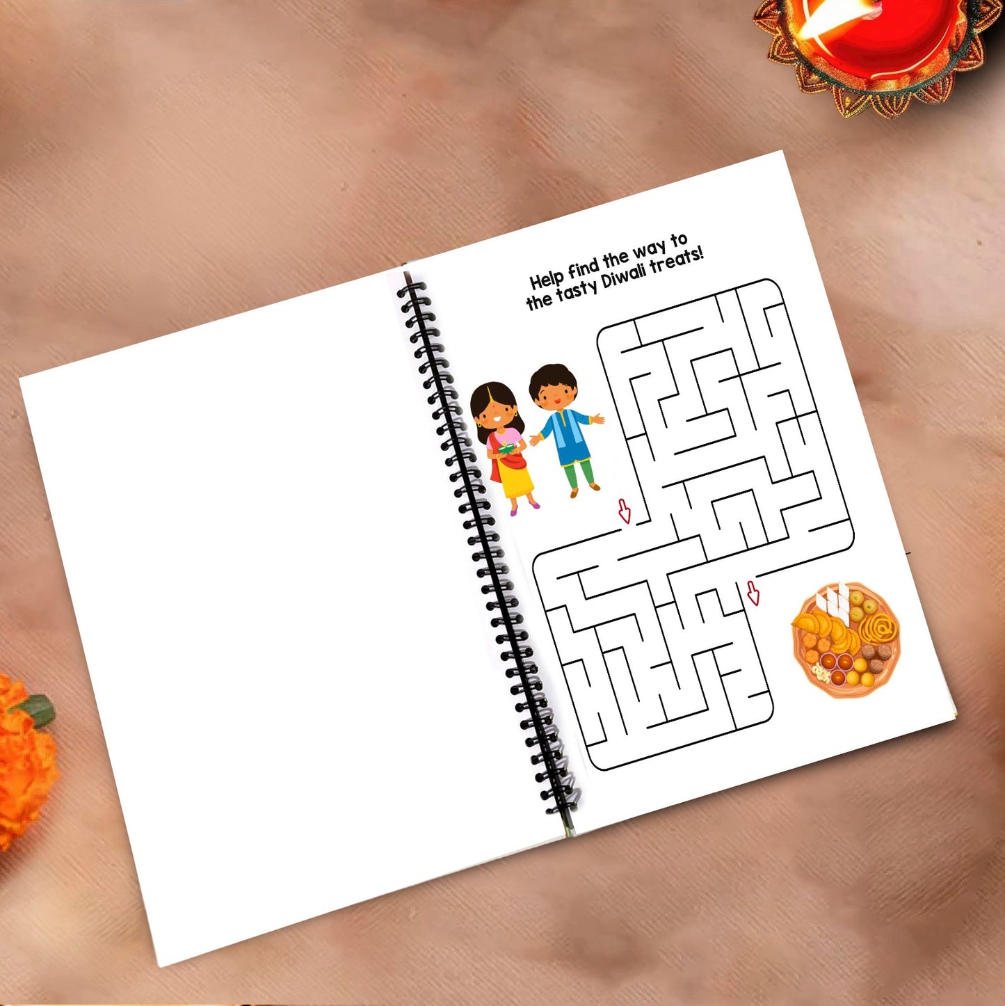 Personalised Diwali Special Kids Activity Book