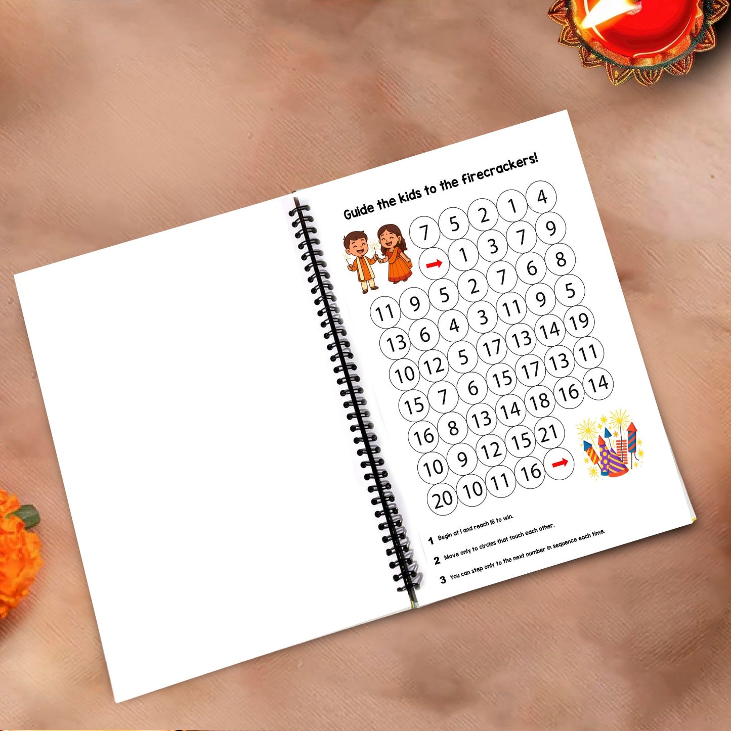 Personalised Diwali Special Kids Activity Book