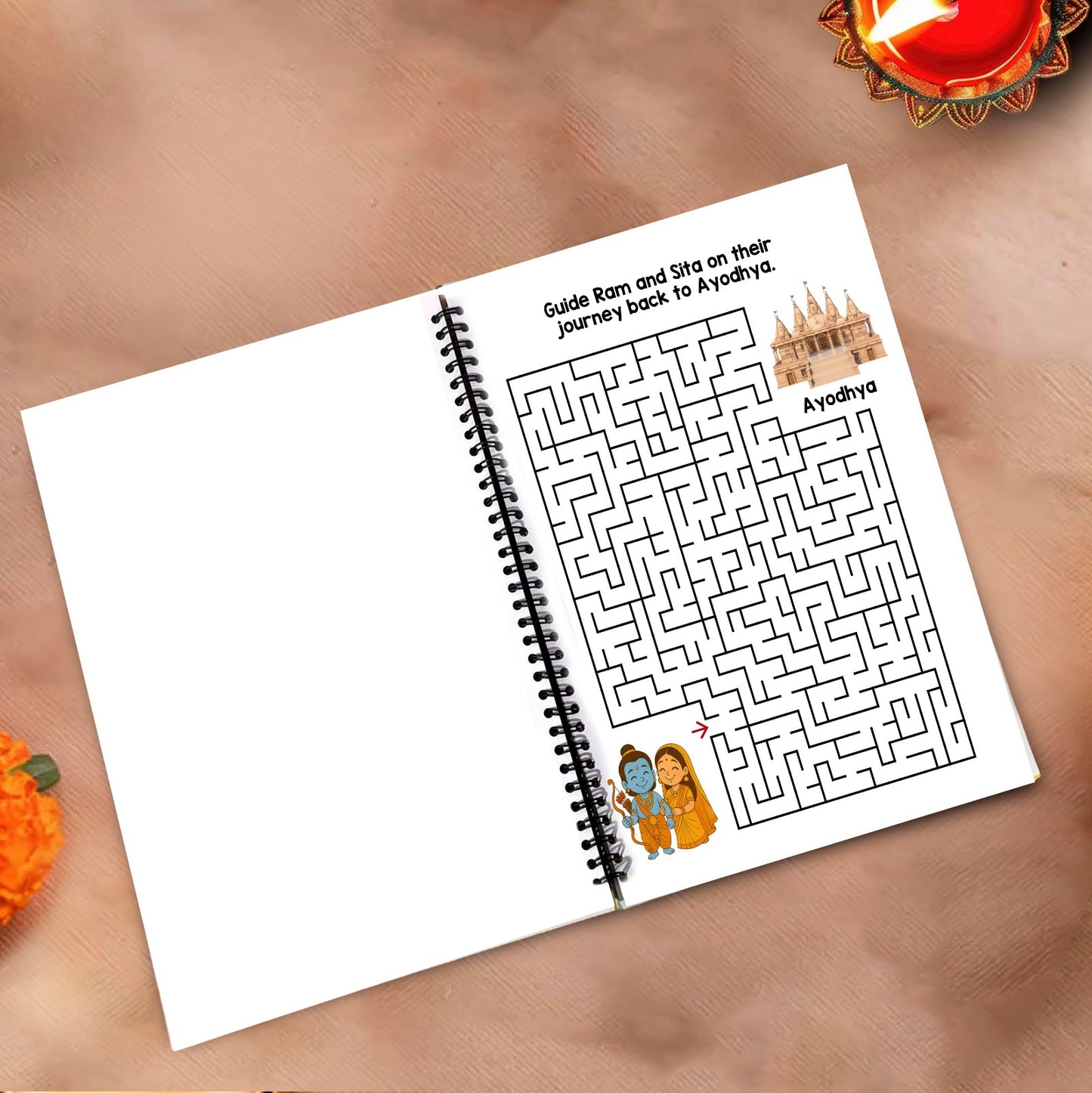 Personalised Diwali Special Kids Activity Book
