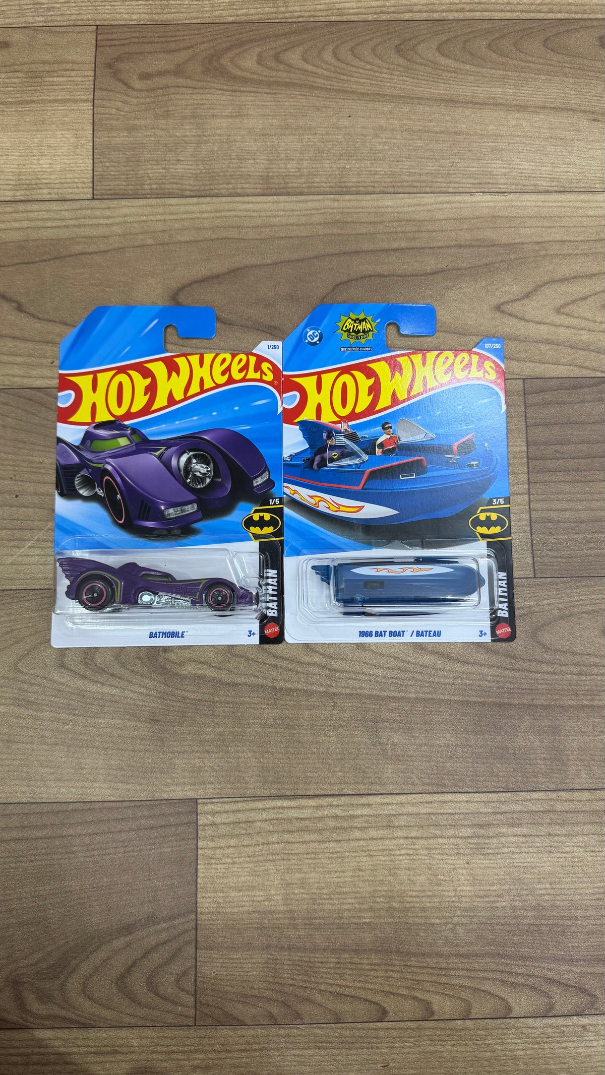 BATMOBILE- A CASE OF 2027 SINGLE HOTWHEELS CAR AND 1966 BAT BOAT SINGLE HOTWHEELS CAR