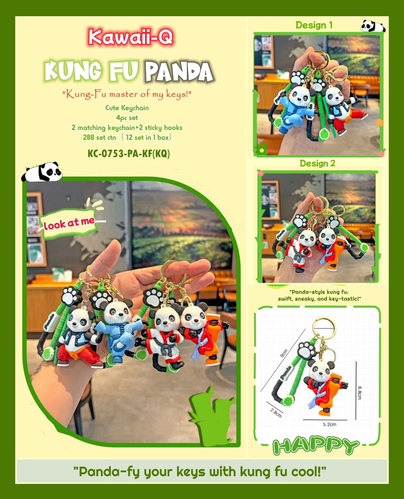 Rubber Keychains- Premium Quality- Set of 2