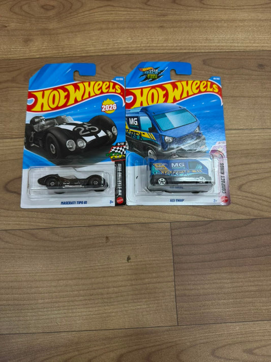 MASERATI TIPO 61 AND KEI SWAP: SINGLE HOT WHEELS CARS
