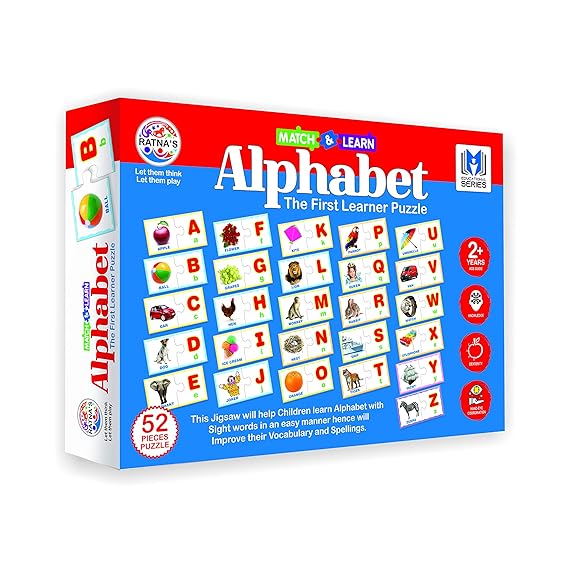 Match & Learn Alphabet The First Learner Puzzle
