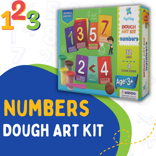 Pepplay Number Dough Art Kit