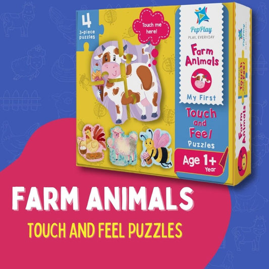 My First Touch & Feel Puzzles – Farm Animals