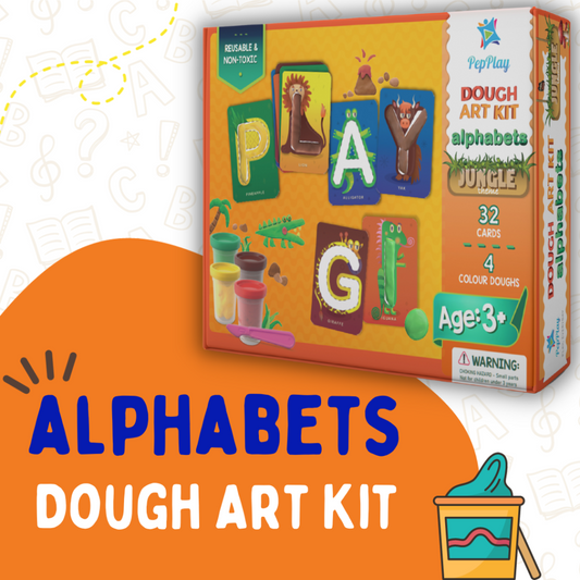 Pepplay Alphabet Dough Art Kit