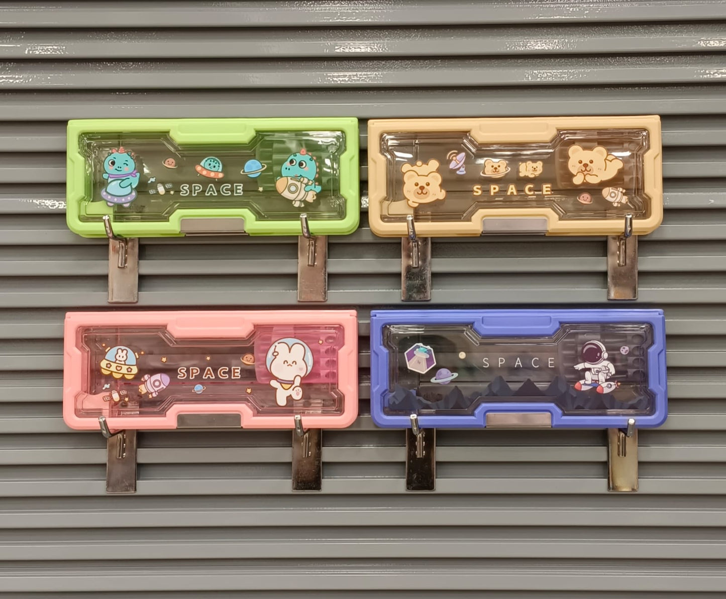 New Designs Magnetic Pencil Case with Sharpener- Stationary Organizer Pencil Box for Girls, Kids, Boys (Multicolor)