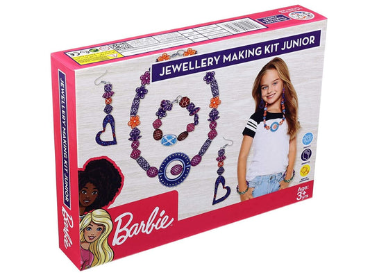 Barbie Jewellery Making KIT Junior for Girls. Make Necklace, EARINGS, Bracelet for Girls