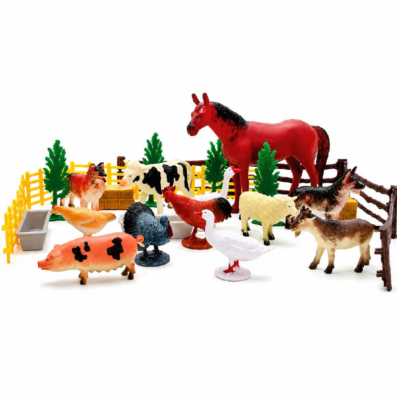 Open Ended Farm Animals Playset