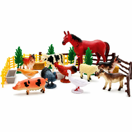 Open Ended Farm Animals Playset