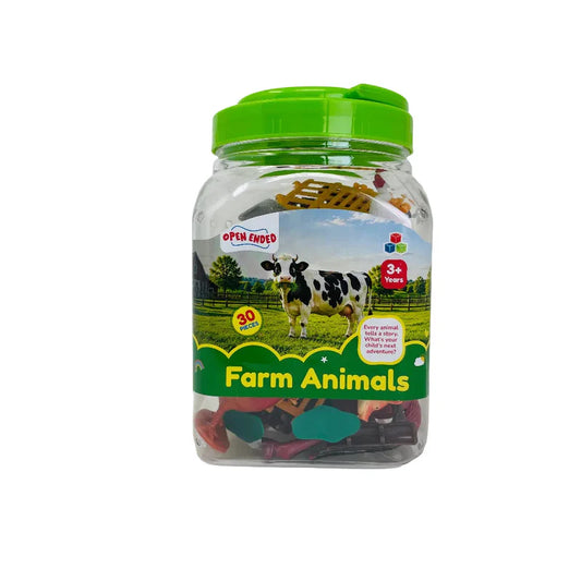 Open Ended Farm Animals Playset