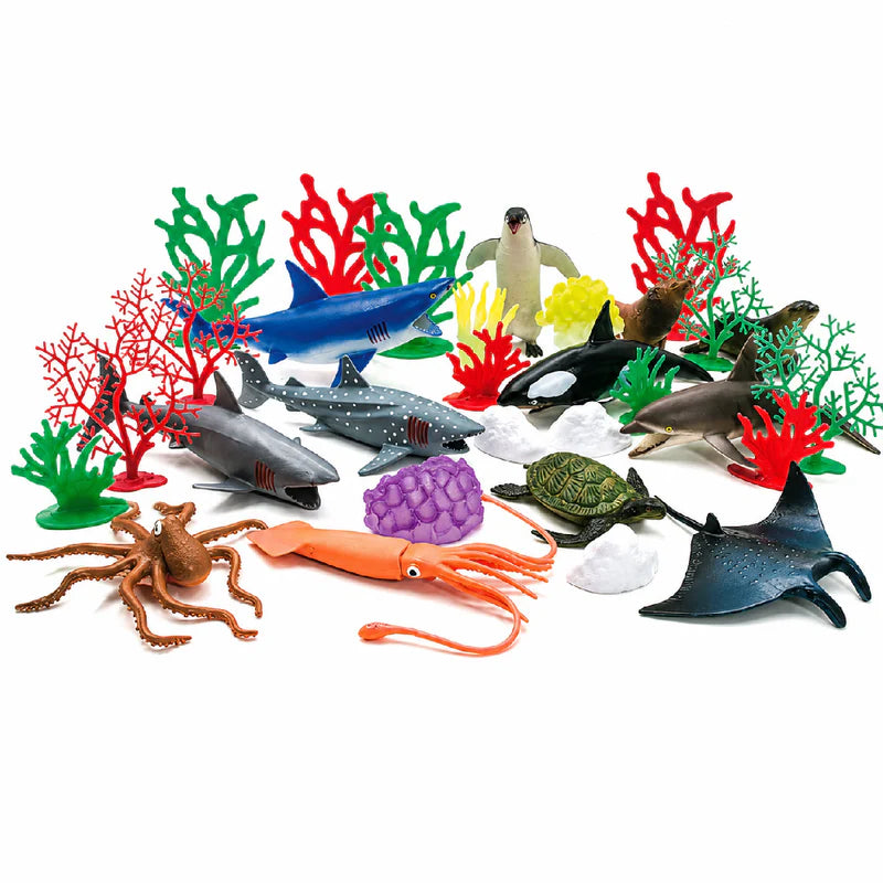 Open Ended Ocean Animal Playset