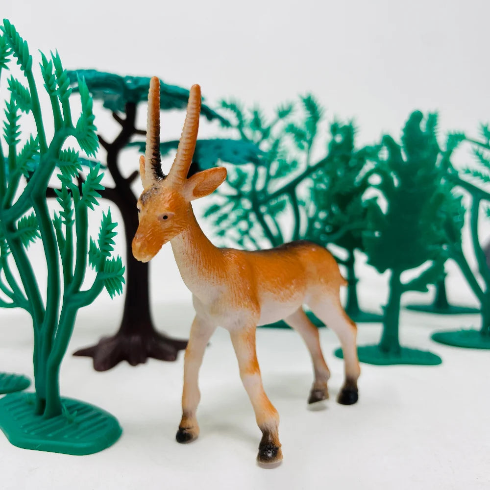 Open Ended Wild Animals Playset