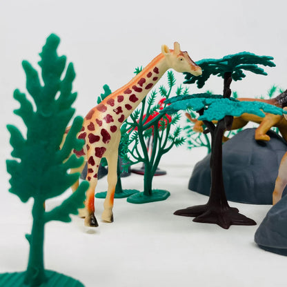 Open Ended Wild Animals Playset