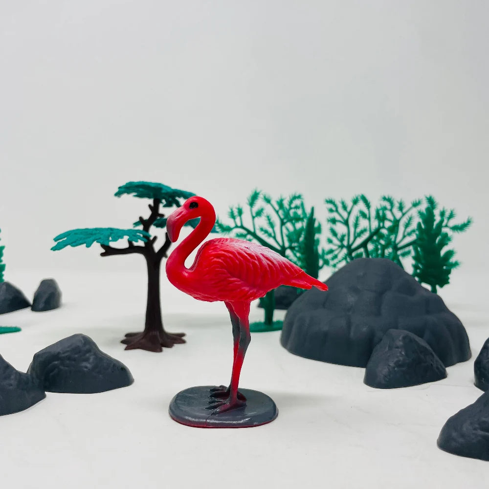 Open Ended Wild Animals Playset