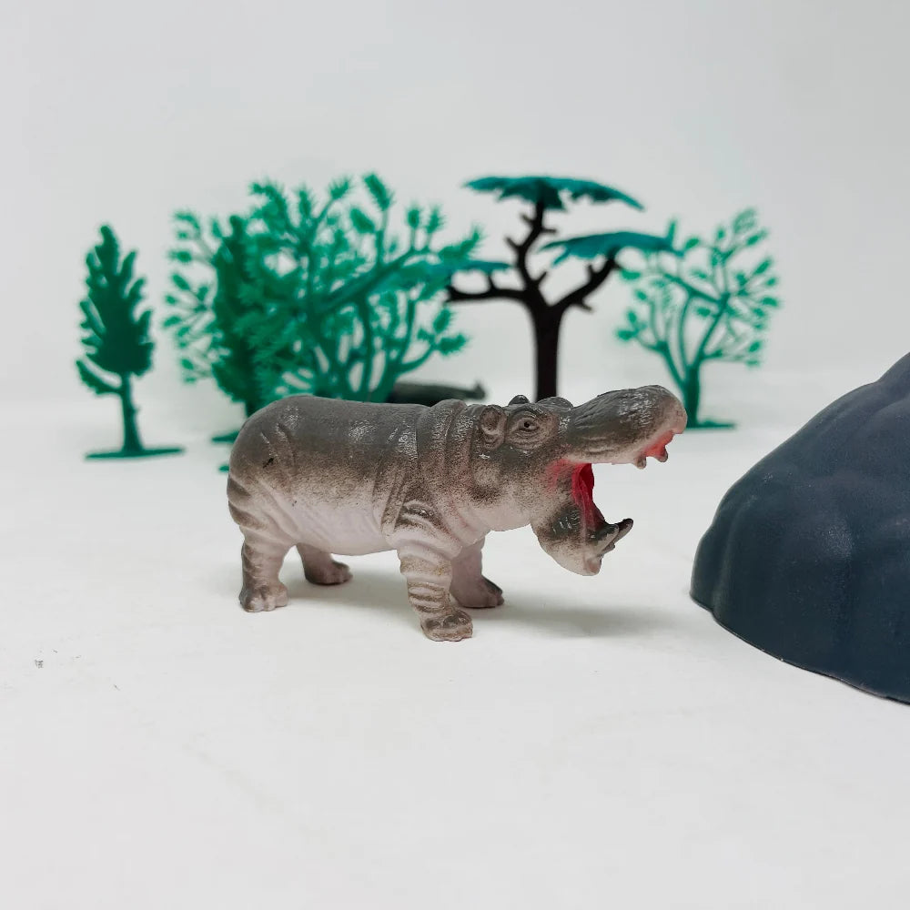 Open Ended Wild Animals Playset