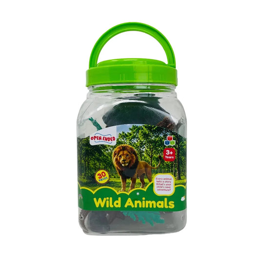 Open Ended Wild Animals Playset