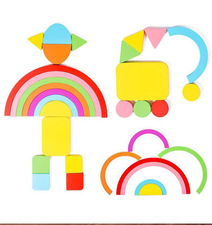 Wooden Shape Puzzle & White Board