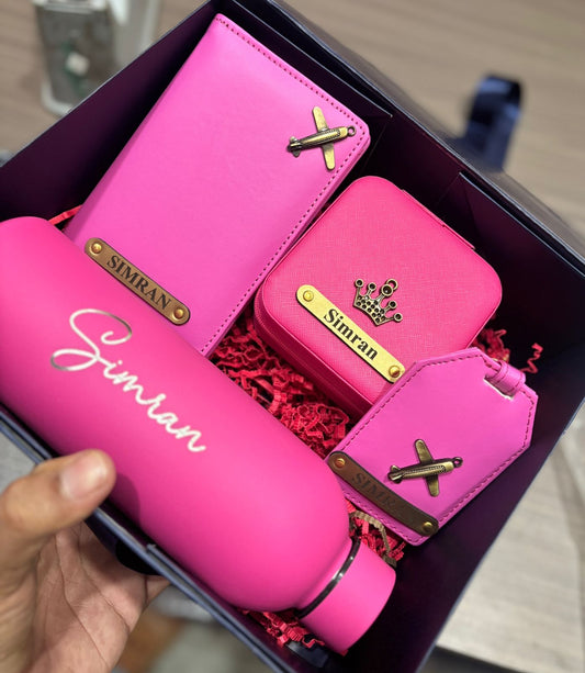 Perfect Pink Personalized Gift Combo