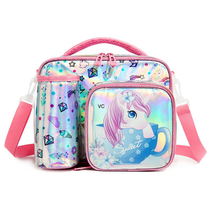 Cartoon Themed Insulated Lunch Bag