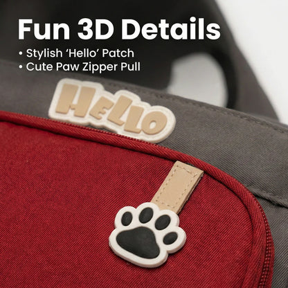 3D Panda Kids School Bag