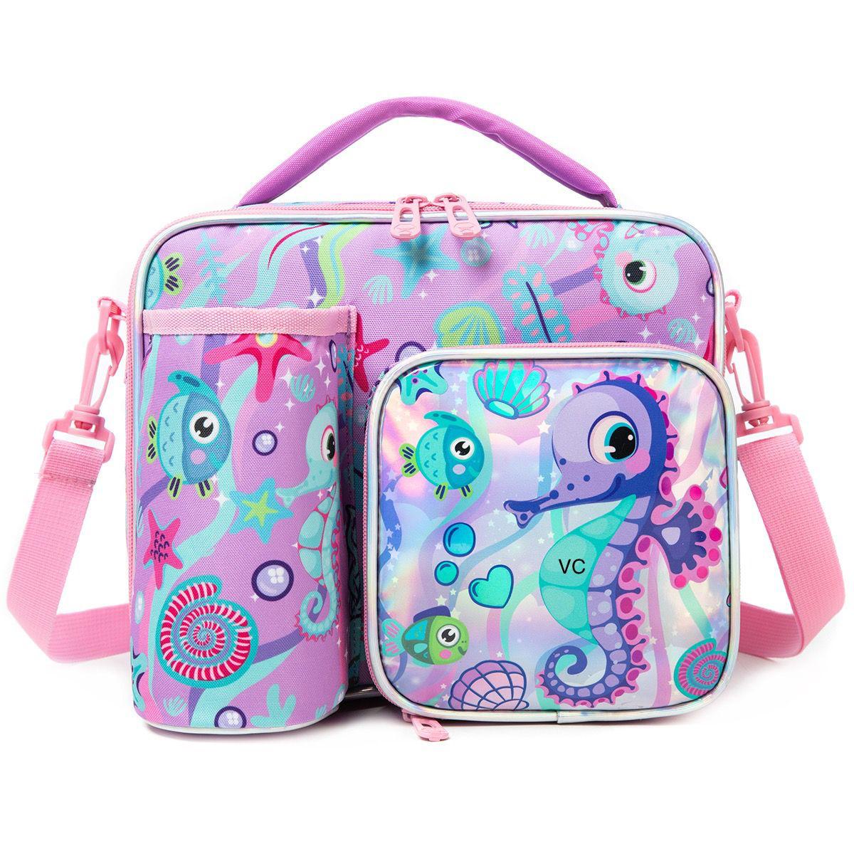 Cartoon Themed Insulated Lunch Bag